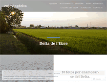 Tablet Screenshot of enjoyingdelta.com